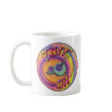Psychedelic Knit Wit mugs