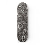 Psychedelic Lines Design #1 skateboards