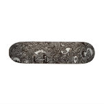 Psychedelic Lines Design #3 Skateboard