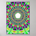 psychedelic mandala posters