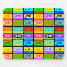 Psychedelic Mix Tape Pop Mousepad