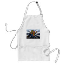 Psychedelic NYC: Charging Bull of Wall Street Aprons
