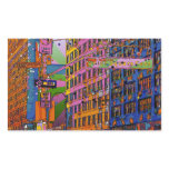 Psychedelic NYC: Union Square Building, St Sign A1 stickers