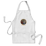 Psychedelic oil painting apron