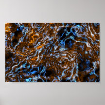 Psychedelic Oil Spill Fractal Poster