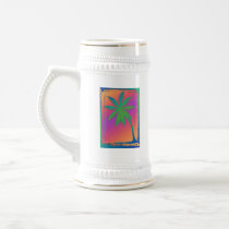 Psychedelic Palm Tree Coffee Mugs