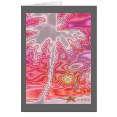 psychedelic palms card by ArtOfashanti