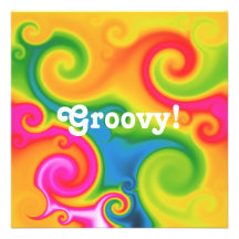 Psychedelic Party Invitation