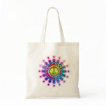 PSYCHEDELIC PEACE SIGN bags
