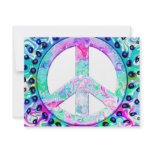 Psychedelic Peace Sign invitations