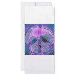 psychedelic peace sign rack cards
