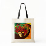 psychedelic pop art tote bag