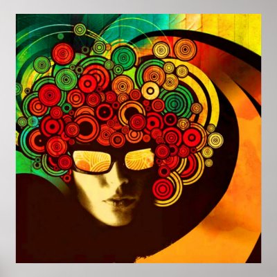 psychedelic pop art poster FROM 8.99 by funny_tshirt