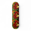 psychedelic pop art skateboard