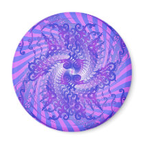 Psychedelic Purple Spiral: Magnet