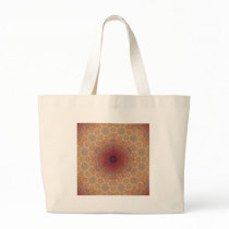 Psychedelic Radial Artwork: Tote Bag