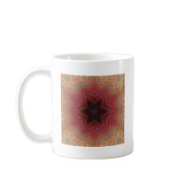 Psychedelic Radial Artwork: Coffee Mugs