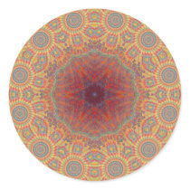 Psychedelic Radial Artwork: Sticker