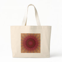 Psychedelic Radial Pattern: Canvas Bags