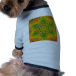 Psychedelic Radial Pattern: Pet T Shirt