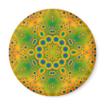 Psychedelic Radial Pattern: Magnets