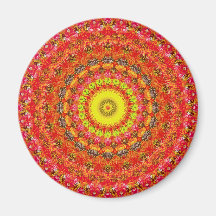 Psychedelic Radial Pattern: Magnet