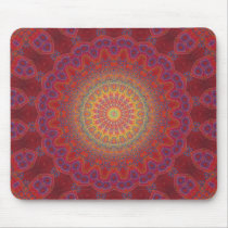 Psychedelic Radial Pattern: Mousemats