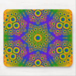 Psychedelic Radial Pattern: mousepads