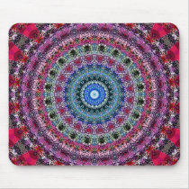 Psychedelic Radial Pattern: Mousepad