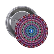 Psychedelic Radial Pattern: Pin