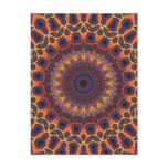 Psychedelic Radial Pattern: postcards