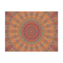Psychedelic Radial Pattern: Postcards