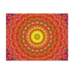 Psychedelic Radial Pattern: Post Card