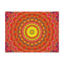 Psychedelic Radial Pattern: Post Card