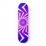 Psychedelic Radial Pattern: Vector Art: Skateboard