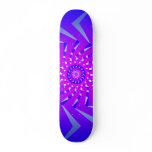 Psychedelic Radial Pattern: Vector Art: Skateboard