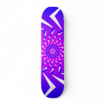 Psychedelic Radial Pattern: Vector Art: Skateboard