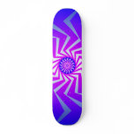 Psychedelic Radial Pattern: Vector Art: Skateboard