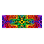 Psychedelic Rainbow Skinny Business Card