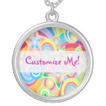 Psychedelic Retro Star Power Necklace