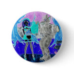 Psychedelic Riding Hood Button