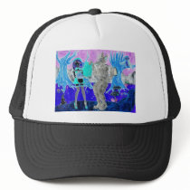 Psychedelic Riding Hood Hats
