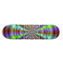 Psychedelic Rings Skateboard