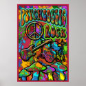 Psychedelic Rock Poster posters