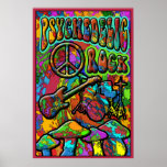 Psychedelic Rock Poster posters