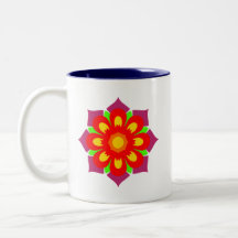 Psychedelic Snowflake Coffee Mug
