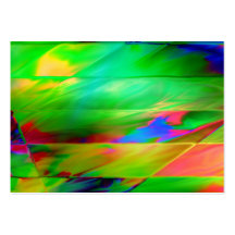 Psychedelic Space Colours Business Card Background