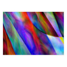 Psychedelic Space Colours Business Card Background