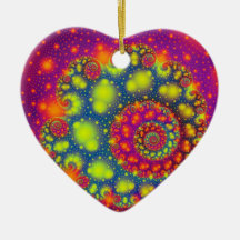 Psychedelic Spiral Neon Decorative Abstract Art Ornaments