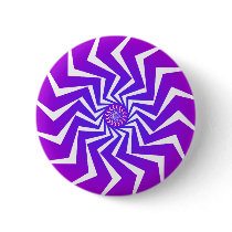 Psychedelic Spiral Pattern: Vector Art: Pinback Button